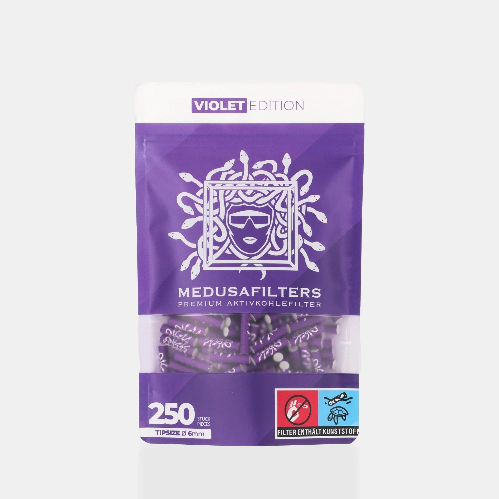 Medusafilters Violet Edition 250 stk